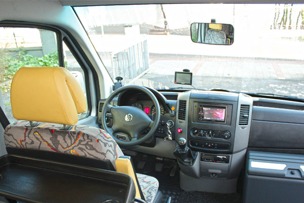 Kleiner Reisebus - Cockpit